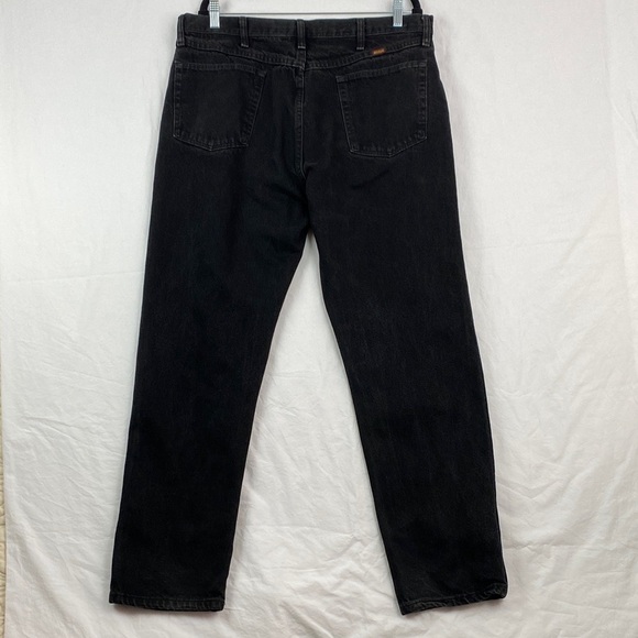 Rustler Black Jeans Classic Relaxed Fit - Picture 2 of 10